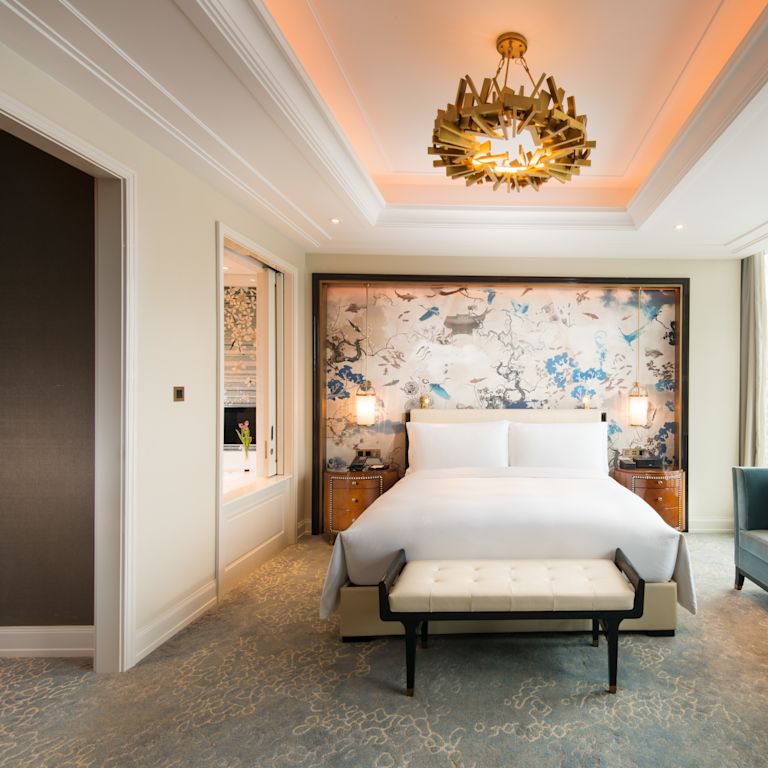 One King Bed Guest Bedroom with Sofa