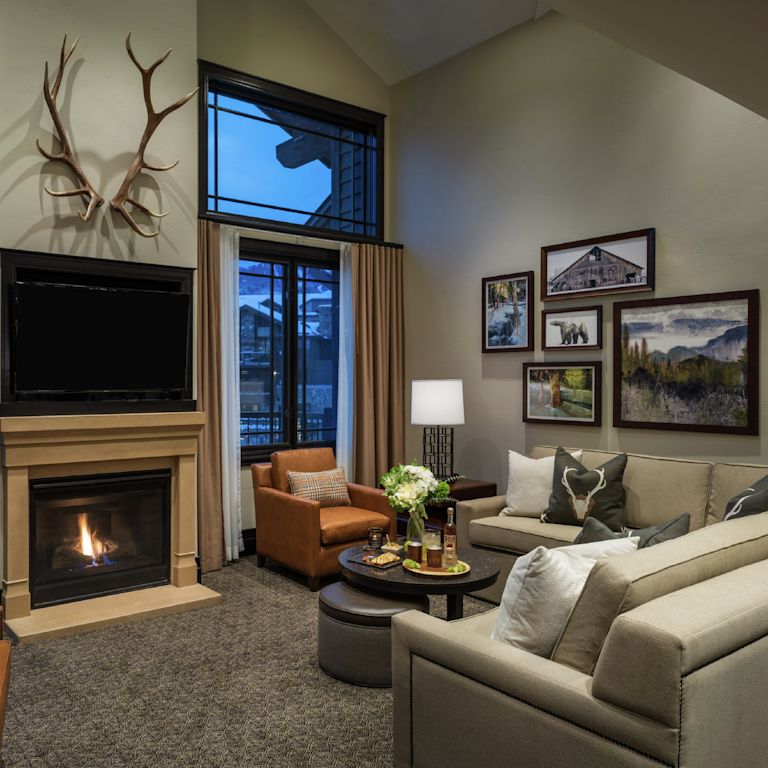 Lounge area with comfortable seating