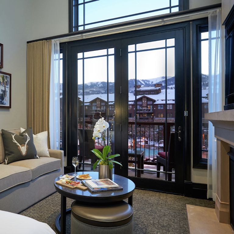 Lounge area with comfortable seating