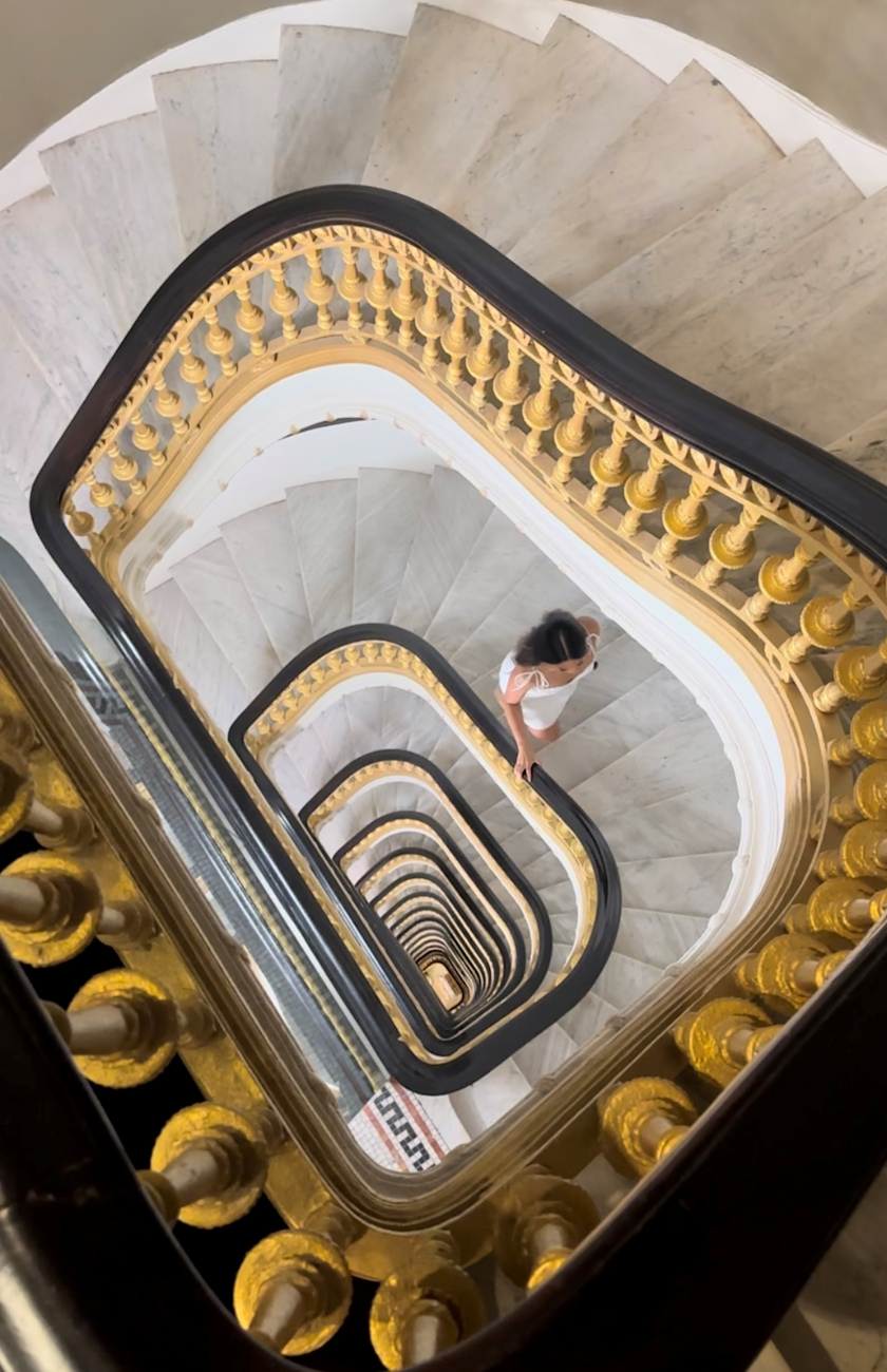 Marble stairwell