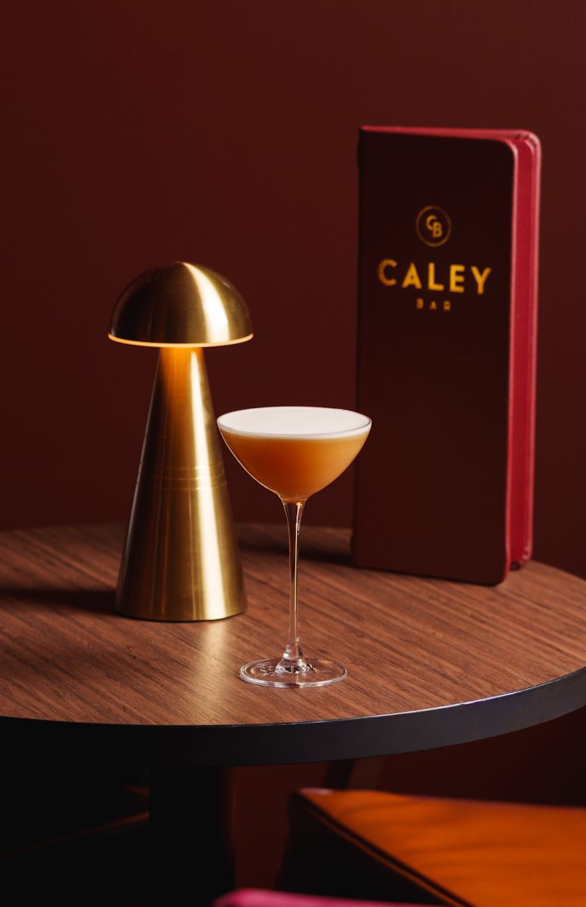 Cocktail su un tavolo al Caley Bar