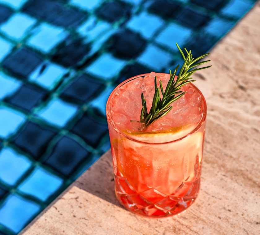 Palm Avenue Rosemary Drink