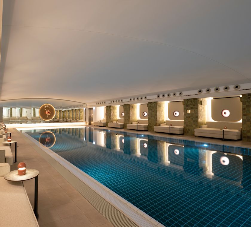 Indoor Pool Area at the Spa