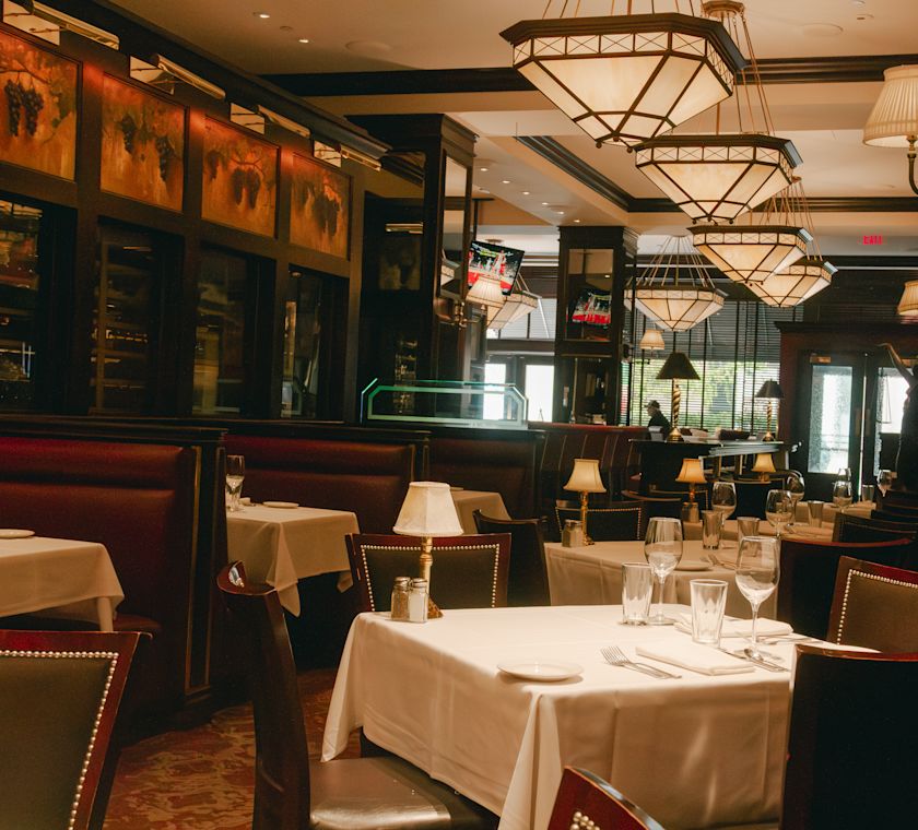 Capital Grill Restaurant Dining Area