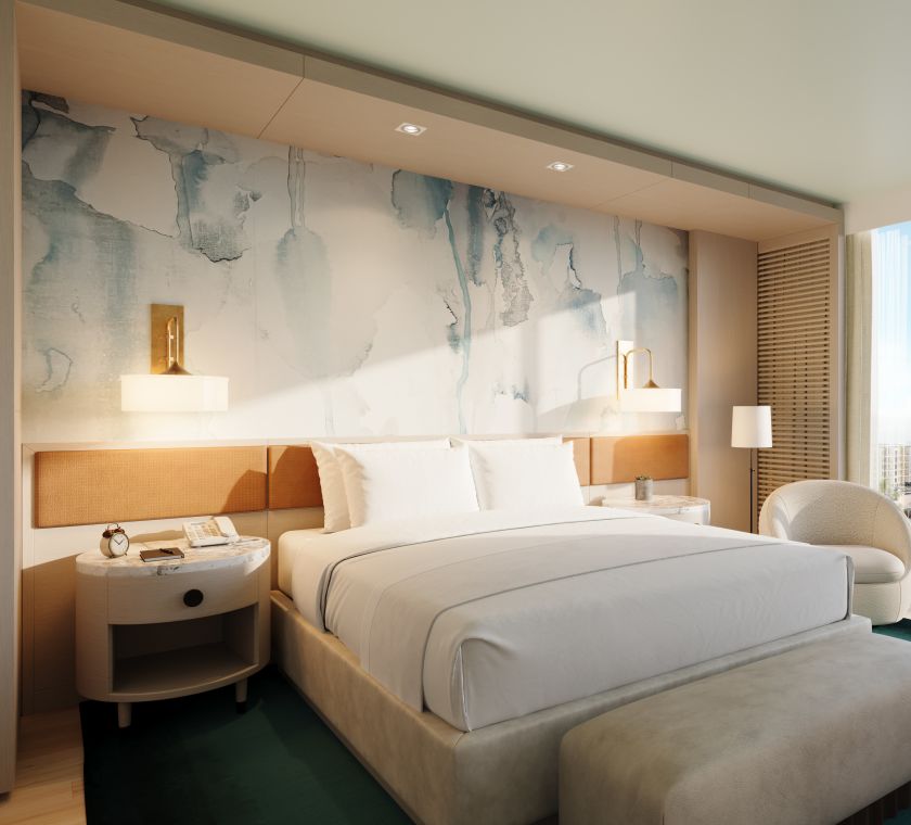 Luxury suite king bedroom