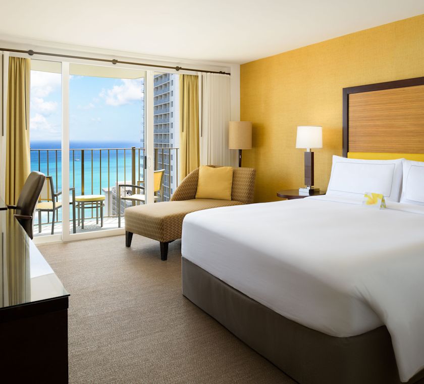 bedroom and view