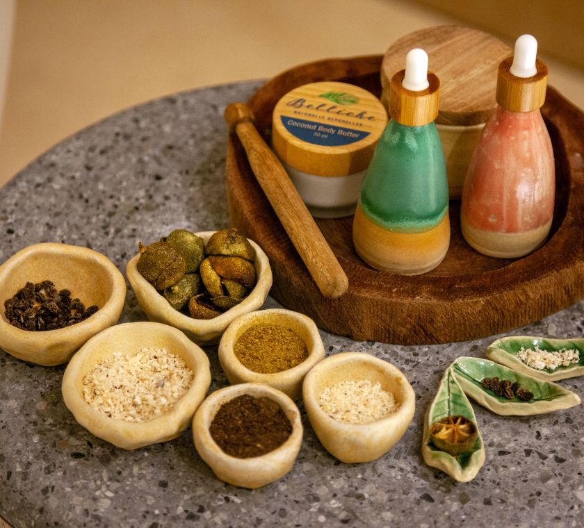bath amenities in spa
