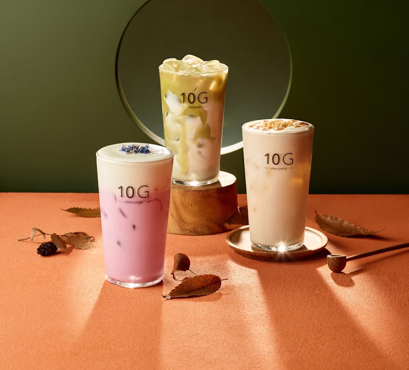 10G 로비 카페 카운터 위의 음료