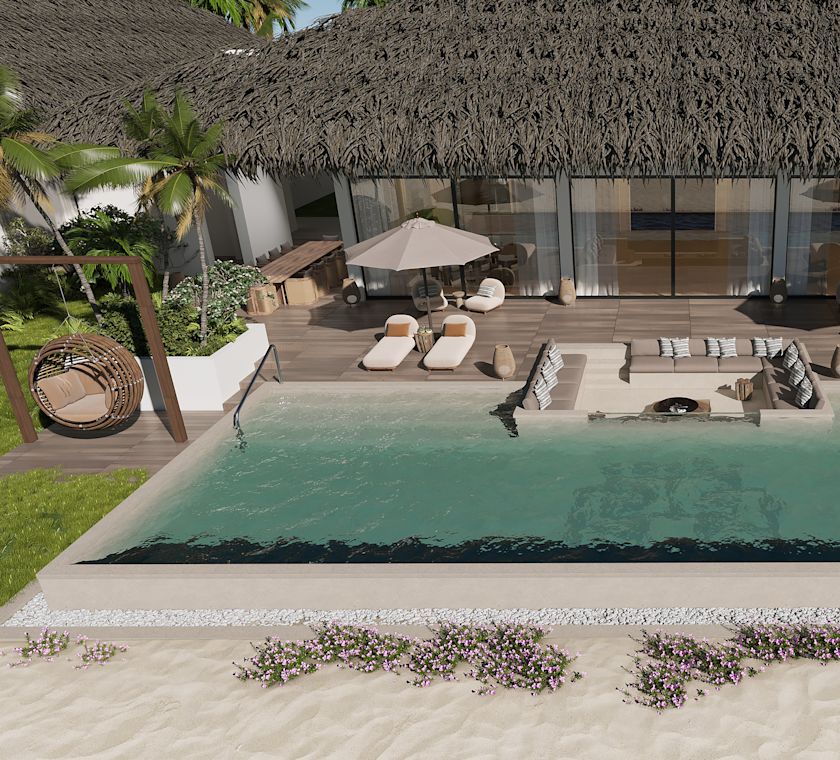 Rendering of Amingiri Residence Outdoor Pool