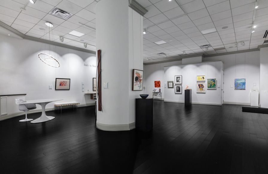 Long Sharp Gallery shot of gallery art setup-transition