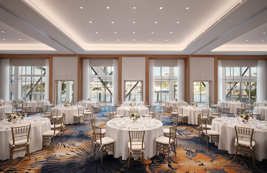 Intracoastal Ballroom with Wedding Decor-transition