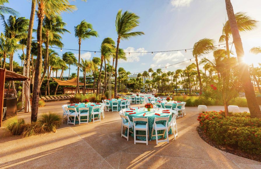 Outdoor Reception Sunset-transition