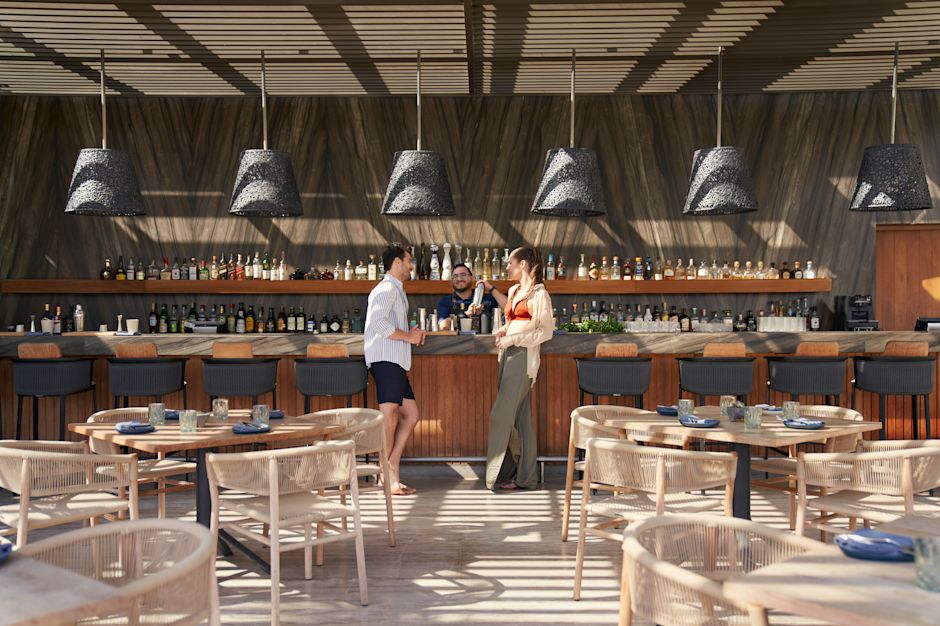 couple inside the hotel