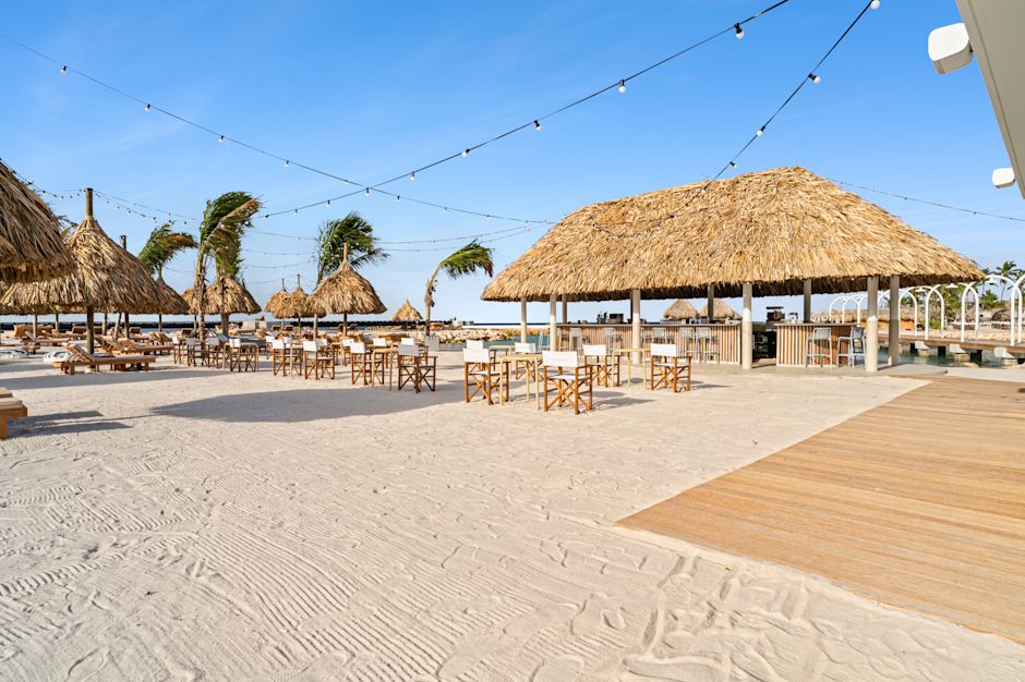 Strandblick mit Essbereich – Übergang