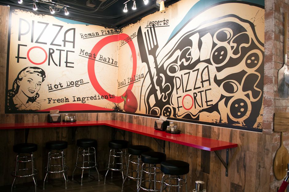 Panneau du restaurant Pizza Forte