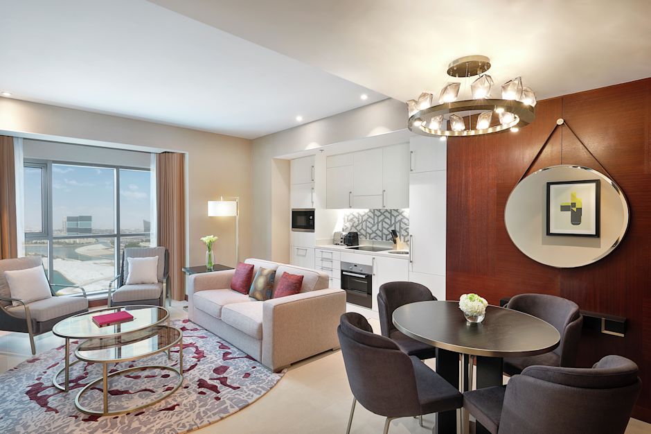 Suite mit einem Schlafzimmer – Wohn- und Essbereich