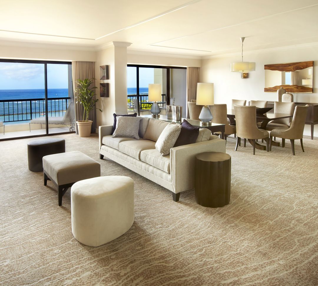 Suite Collection Parlor Living Room with balcony-transition