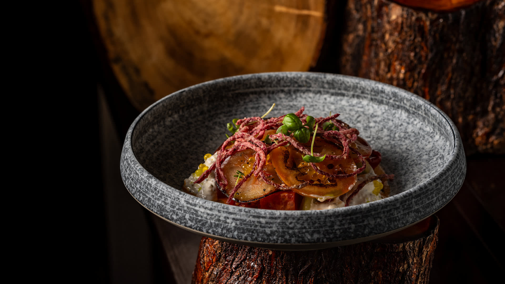 Food on a Plate at Ray's Grill