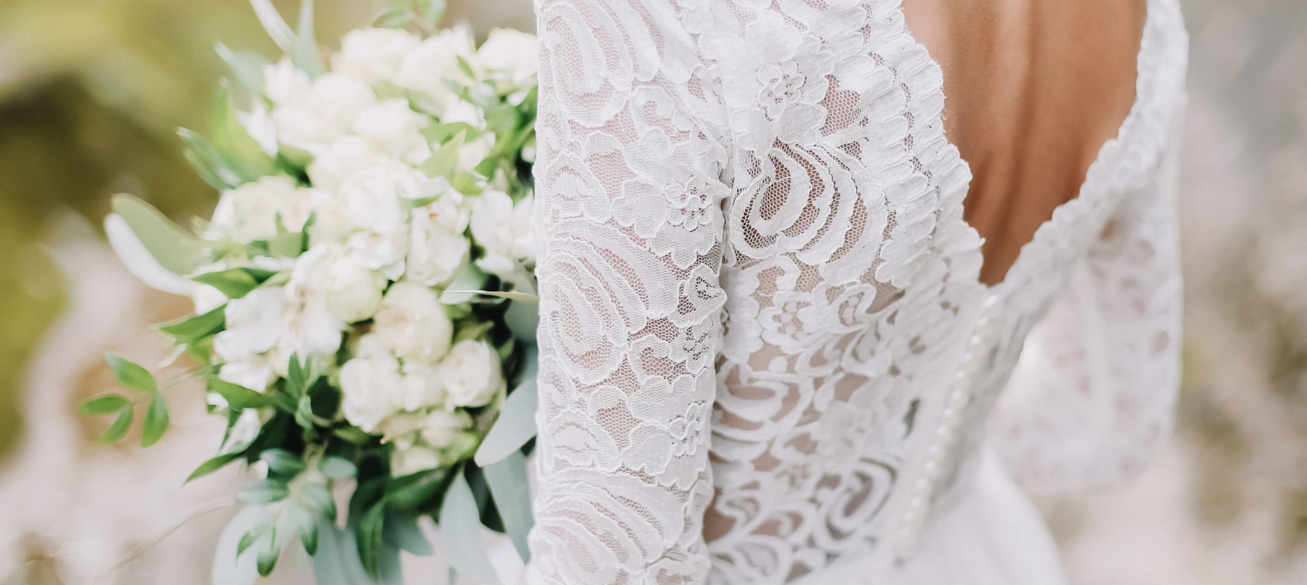 bride holds a wedding bouquet