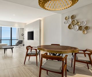 Ocean Front One Bedroom Master Suite living area