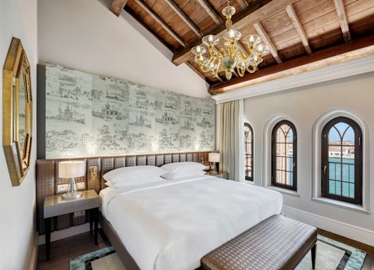 Executive Suite Bedroom with Water View