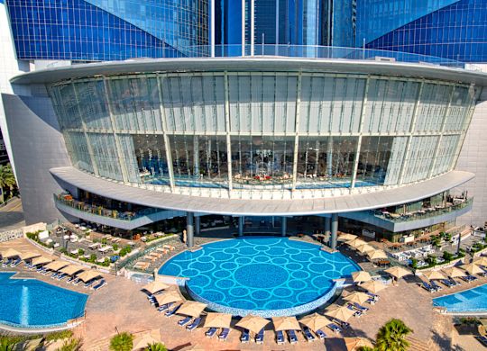 Pools & Beach Aerial View of Pool Area