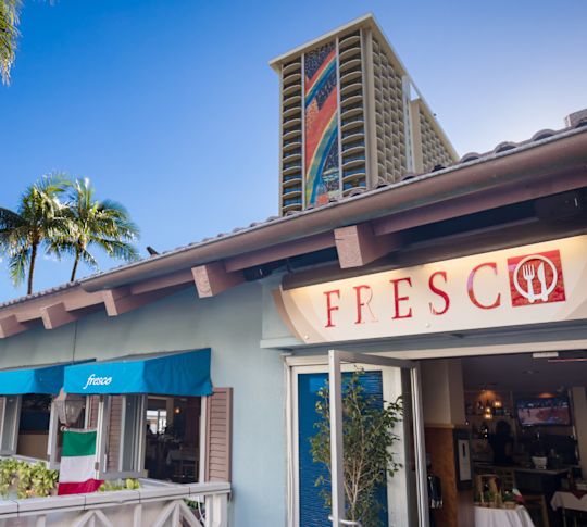 Exterior of Fresco establishment