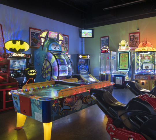 View of recreation arcade machines