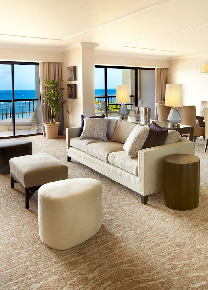 Suite Collection salon woonkamer met balkon
