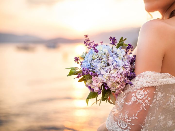 bridal bouquet detail