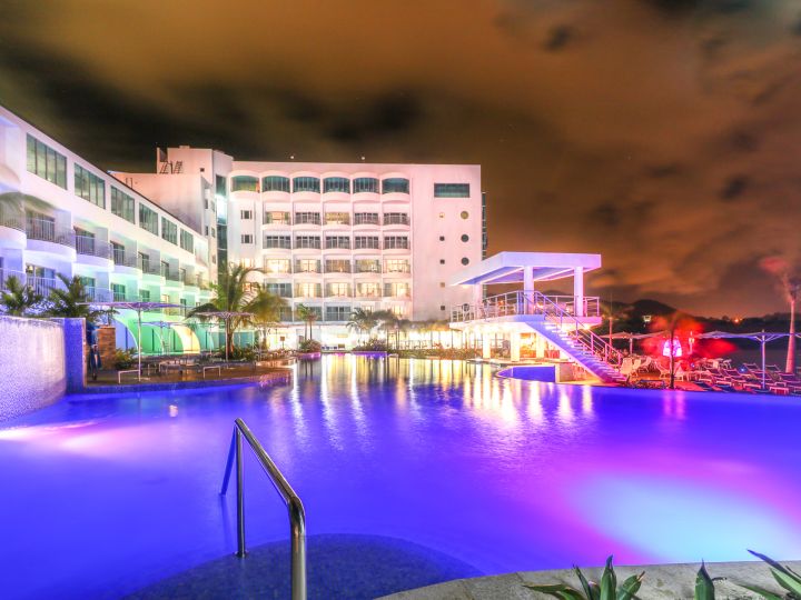 Hotel Exterior at Night